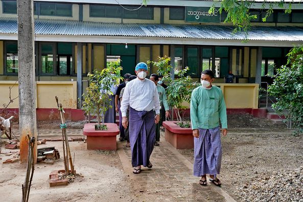 မကွေးတိုင်းဒေသကြီးအစိုးရအဖွဲ့ ဝန်ကြီးချုပ်၊ ဒေသဖွံ့ဖြိုးရေးလုပ်ငန်းများ ကြည့်ရှုစစ်ဆေး