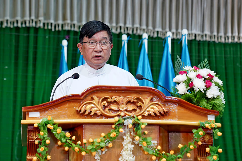 မကွေးတိုင်းဒေသကြီးအစိုးရအဖွဲ့ ဝန်ကြီးချုပ် ရေနံချောင်းတက္ကသိုလ်အဆင့် တိုးမြှင့်ဖွင့်လှစ်ခြင်း အခမ်းအနား တက်ရောက်ဖွင့်လှစ်