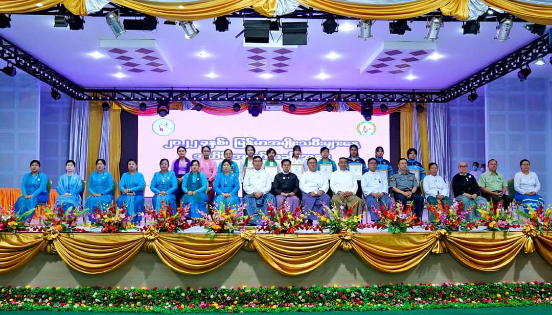 မကွေးတိုင်းဒေသကြီးဝန်ကြီးချုပ် ဦးတင့်လွင် ၂၀၂၂ခုနှစ်၊ ဇူလိုင်လ(၃)ရက် မြန်မာအမျိုးသမီးများနေ့ အထိမ်း အမှတ် အခမ်းအနားသို့ တက်ရောက်