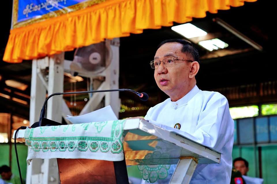မကွေးတိုင်းဒေသကြီးဝန်ကြီးချုပ် ဦးတင်ကိုကို တိုင်းဒေသကြီးဝန်ကြီးချုပ်ဖလား ခရိုင်ပေါင်းစုံ အသက် (၂၅)နှစ်အောက် အမျိုးသားဘော်လီဘောပြိုင်ပွဲ ဖွင့်ပွဲအခမ်းအနား တက်ရာက်